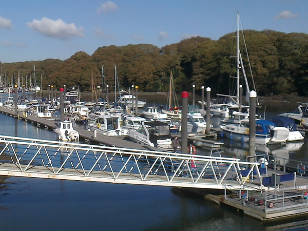 Neyland Marina in October